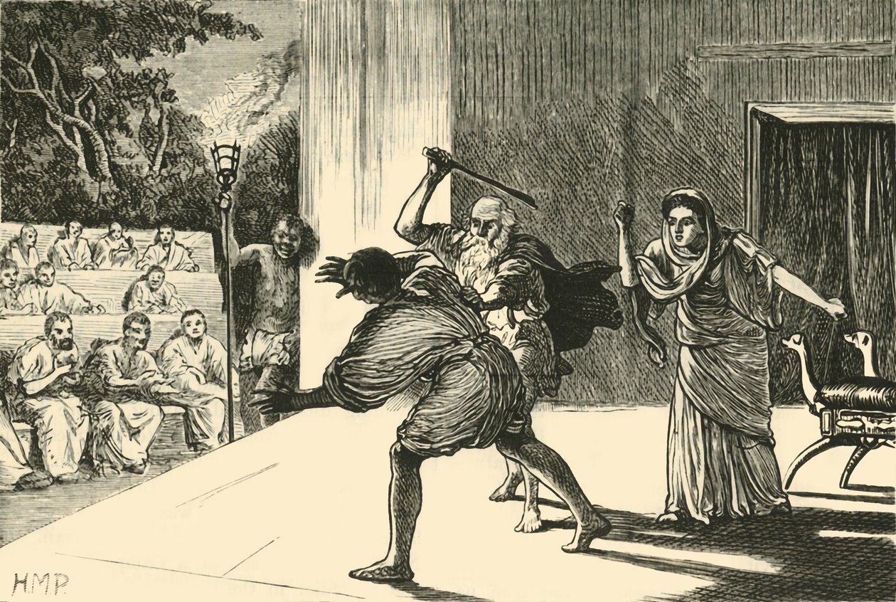 Bir Roma Komedisi, 1890. by Unbekannt