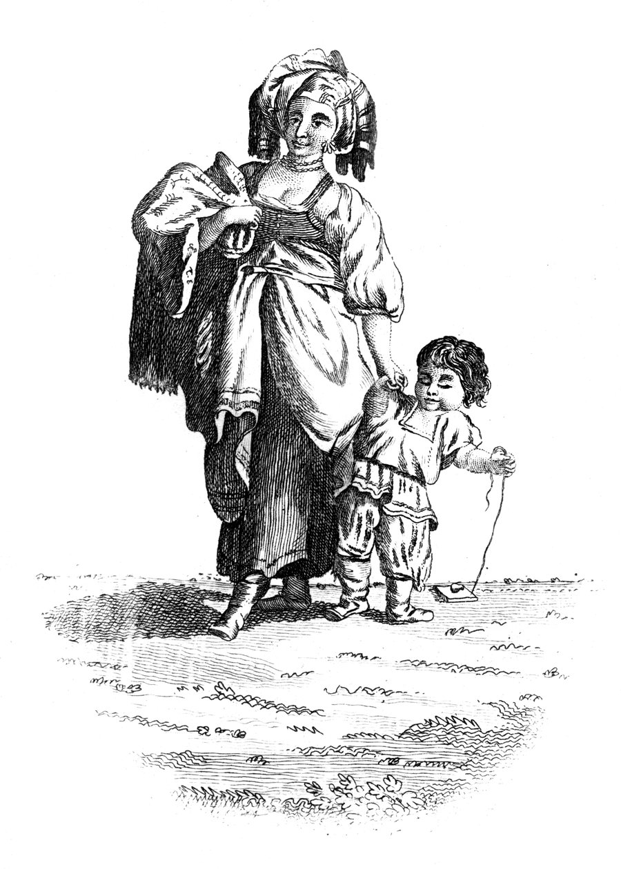 Bir Rus Kadını, 19. yüzyıl by Unbekannt