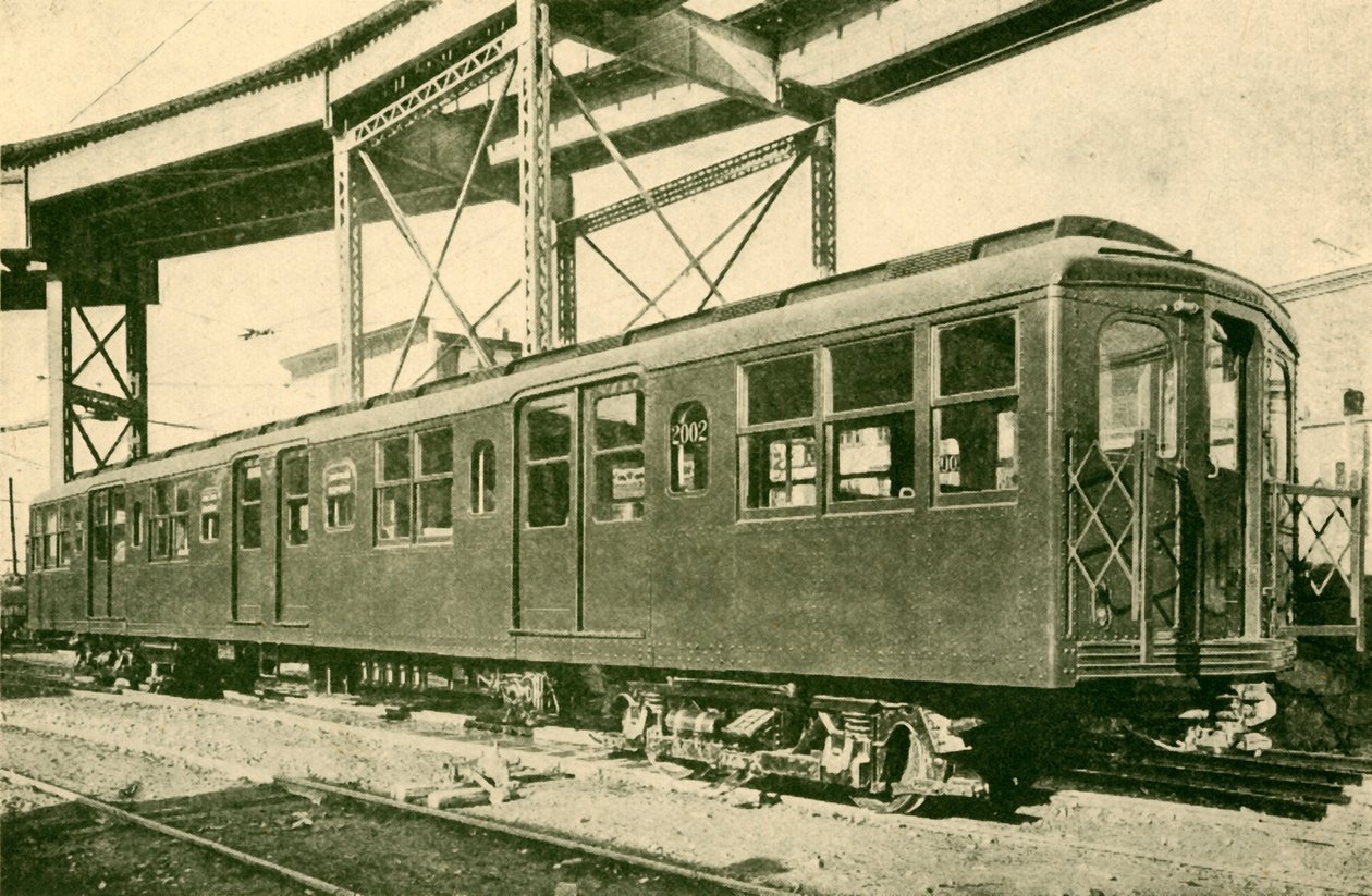 Bir Çelik Araba, New York Yeraltı ve Yükseltilmiş Elektrikli Demiryolları, 1930. by Unbekannt