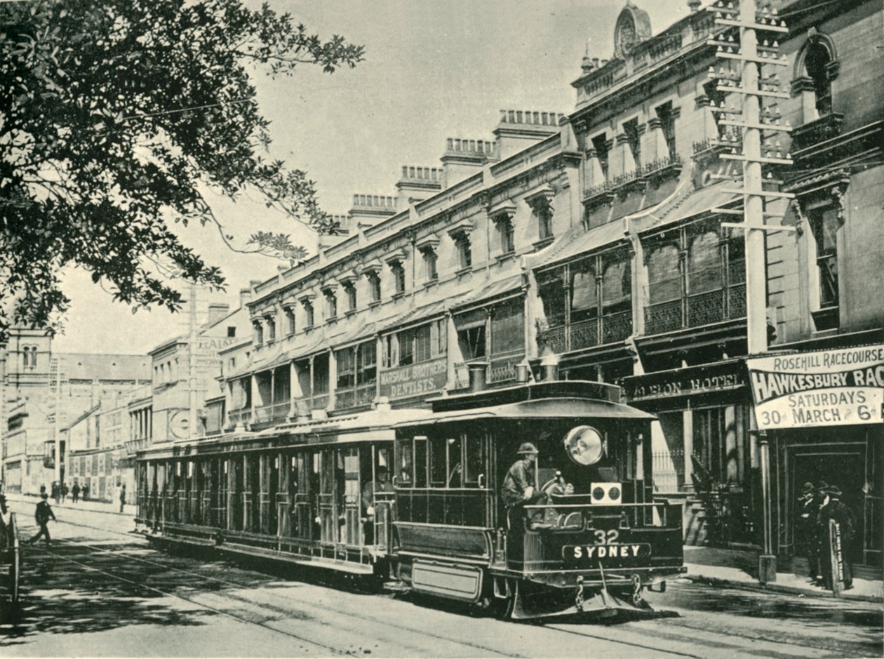 Bir Sidney Buharlı Tramvayı, 1901. by Unbekannt