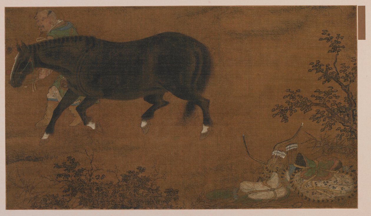 Bir Tatar, Atı ve Ekipmanı, Ming hanedanı, 1368-1644. by Unbekannt