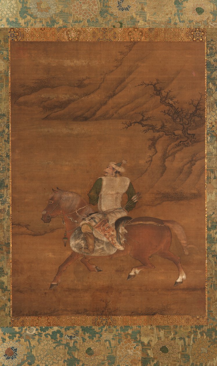 Atında Bir Tatar Avcısı, Ming hanedanı, 15. yüzyıl. by Unbekannt