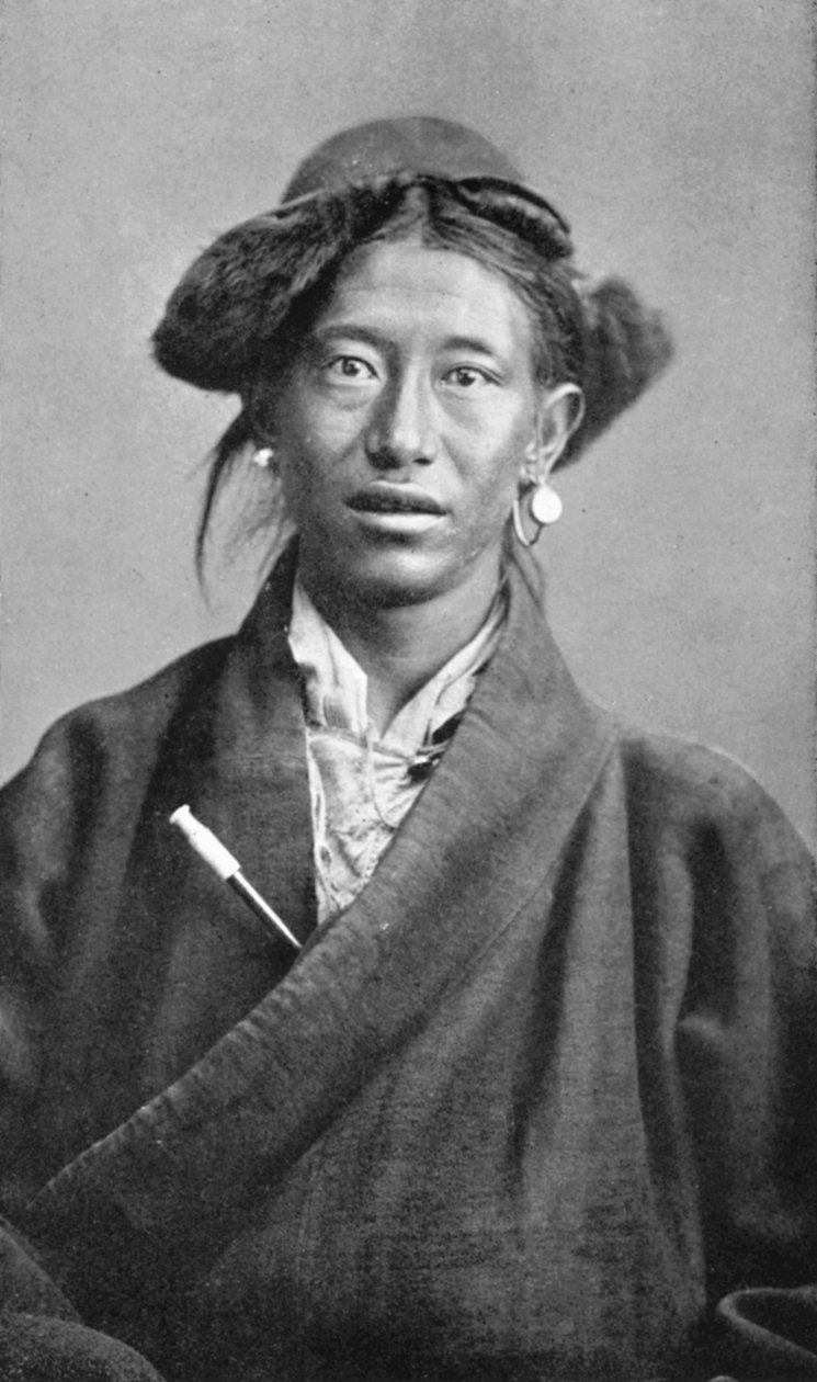 Tibetli bir kadın, c1910 by Unbekannt