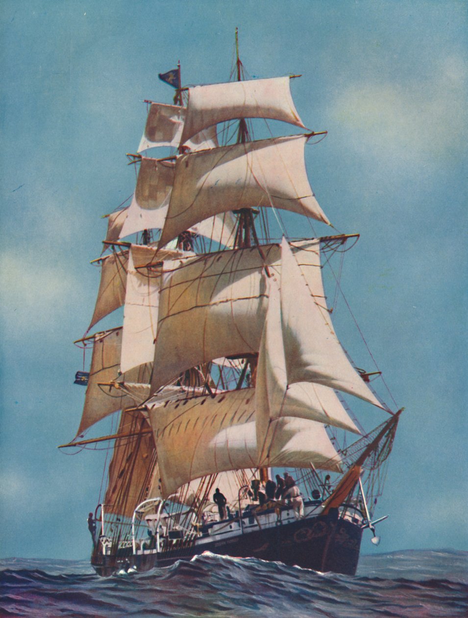 Elli İki Yıldır Eğitim Gemisi olan Joseph Conrad, şimdi yat olarak tescillendi, 1937 by Unbekannt