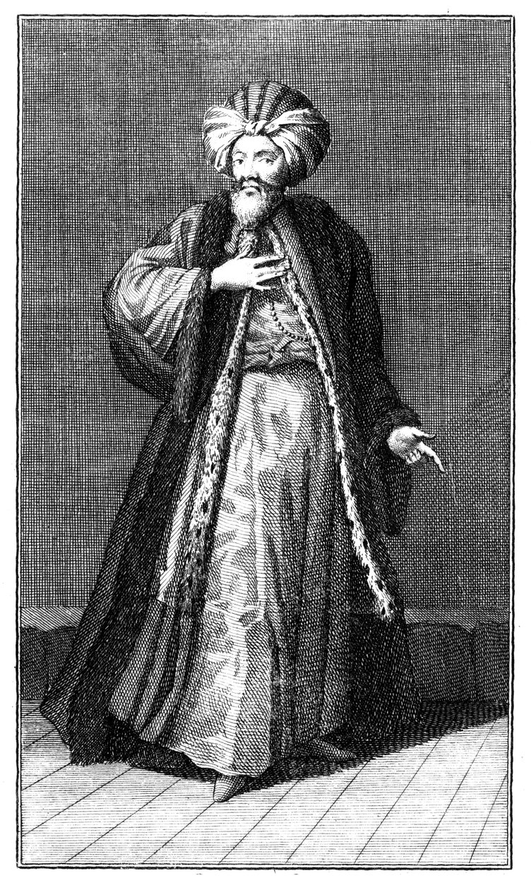 Bir Türk Beyi, 19. yüzyıl by Unbekannt