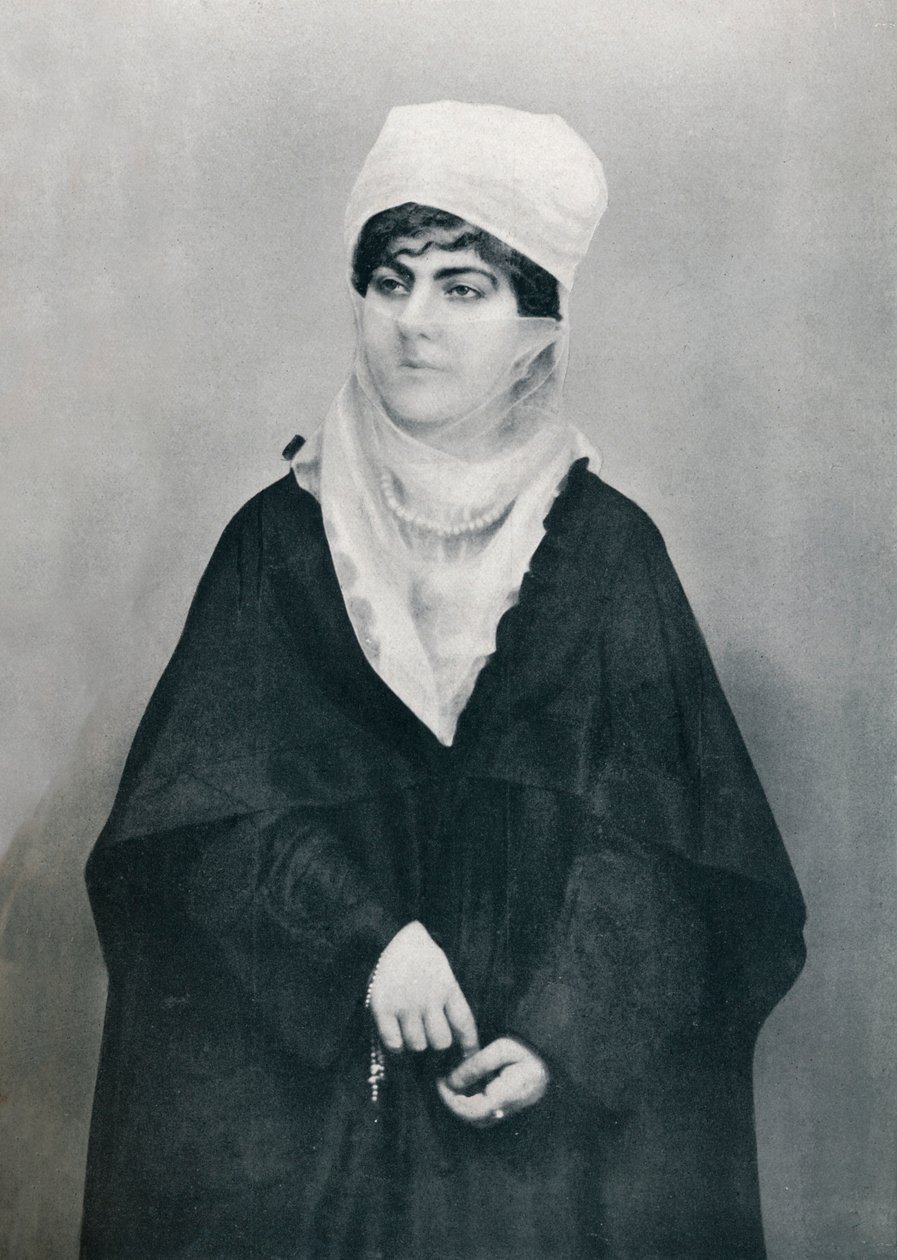 Açık hava kıyafetli bir Türk hanımı, 1912 by Unbekannt