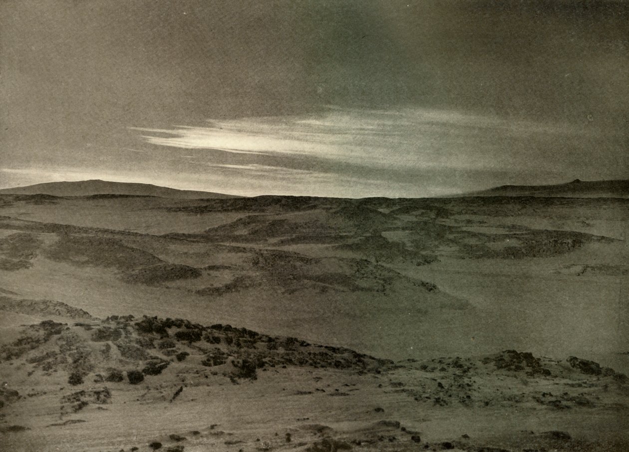 Kuzeyden Bir Görünüm, Ölen Güneşe Doğru, Mart, c1908, 1909. by Unbekannt