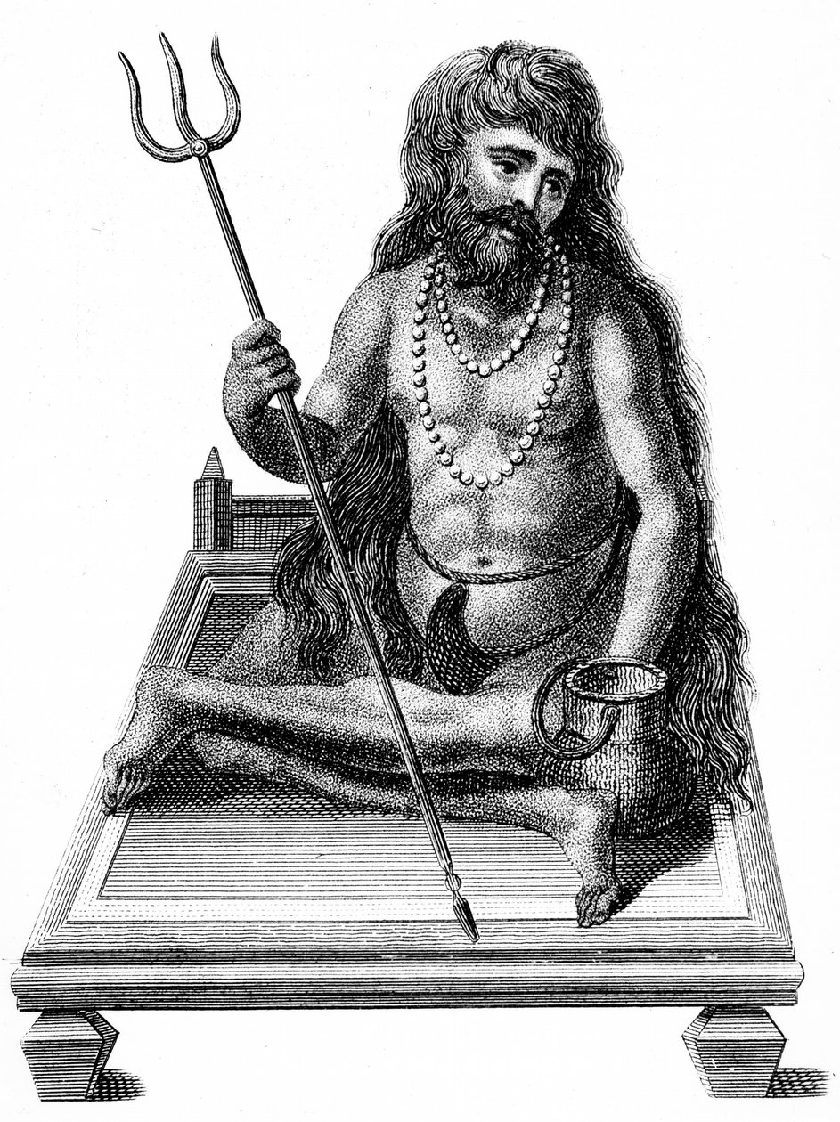 Meditasyon yapan bir Yogi, 1811 by Unbekannt