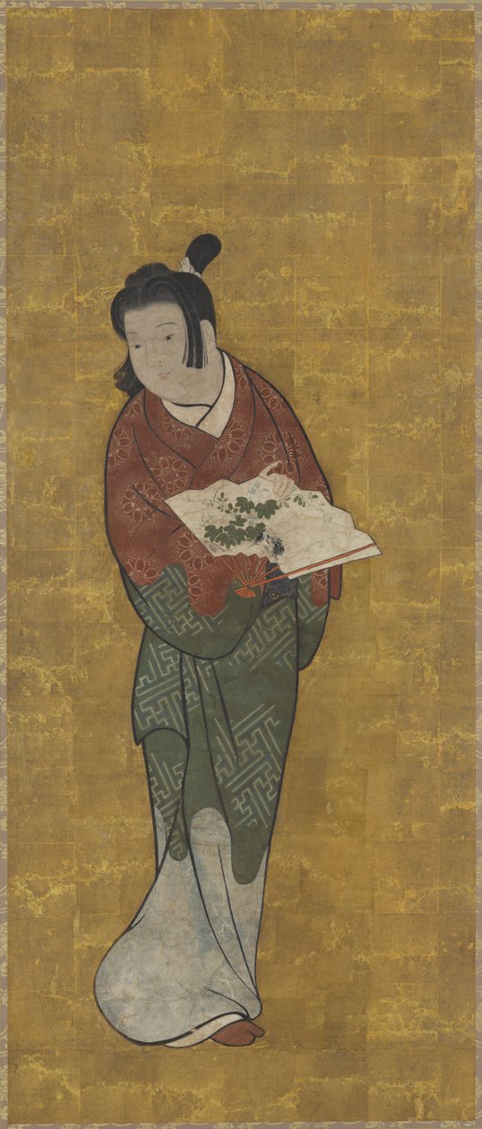 Hayranı olan bir çocuk, Edo dönemi, 17. yüzyılın sonu. by Unbekannt