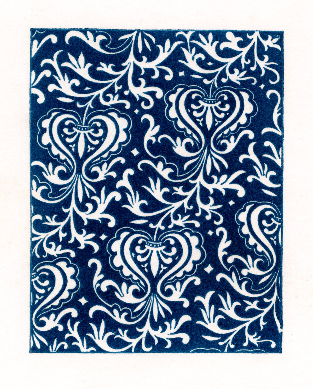 Bir kumaş deseni., 1843 by Unbekannt