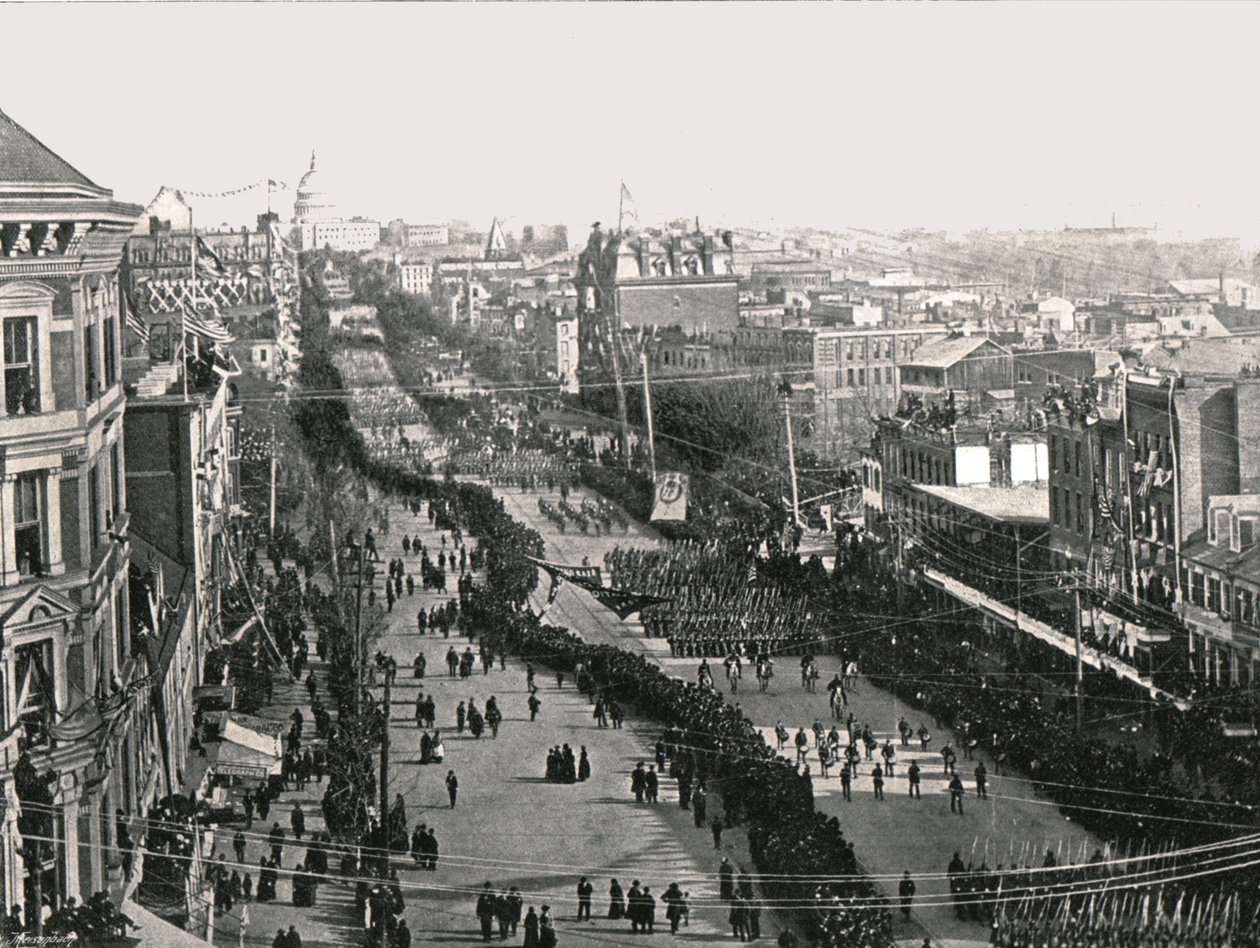 Amerikan başkentinde bir şenlik günü, Washington DC, ABD, 1895. by Unbekannt