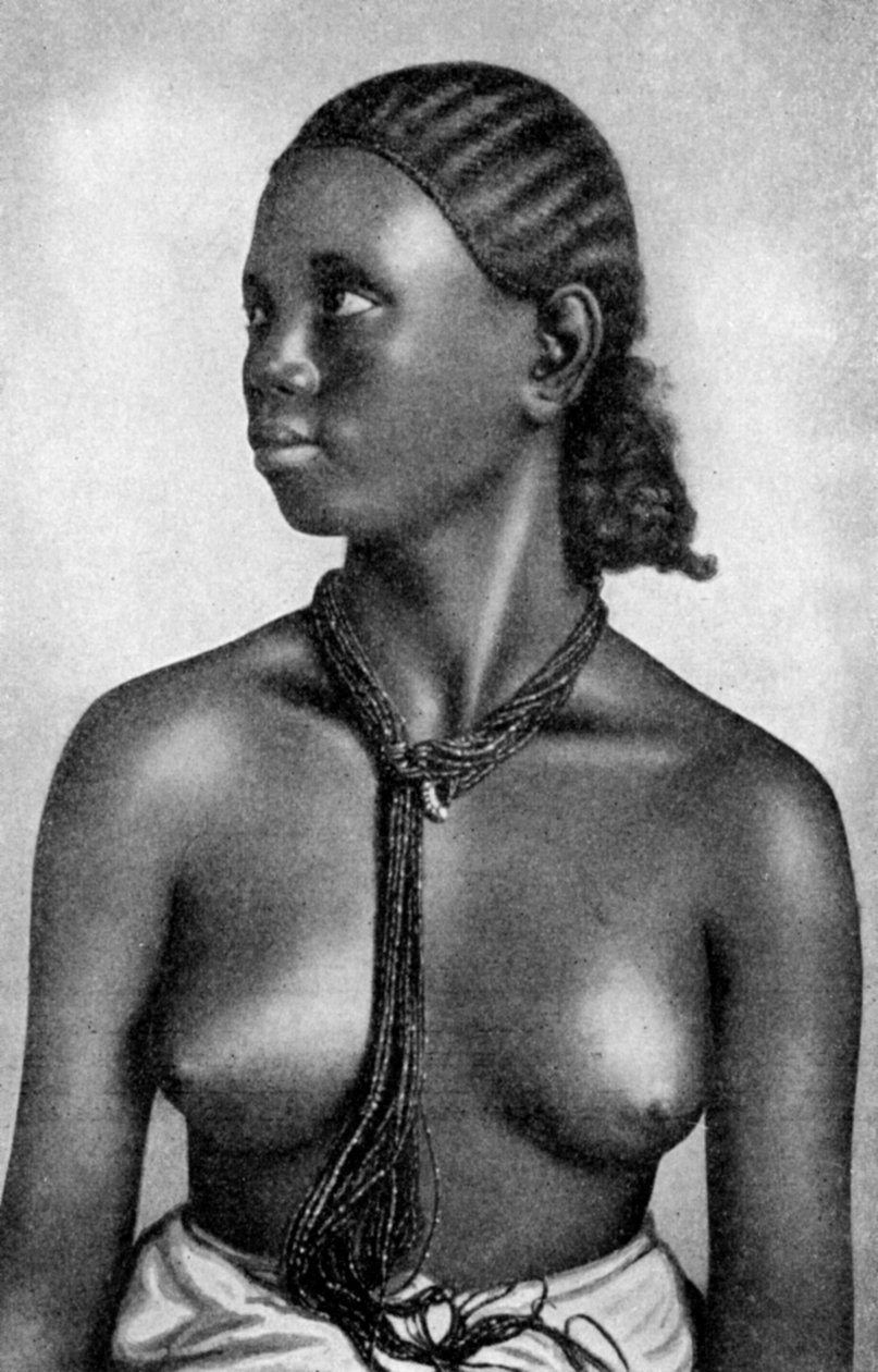 Tigre halkının kızı, Afrika, 1922 by Unbekannt