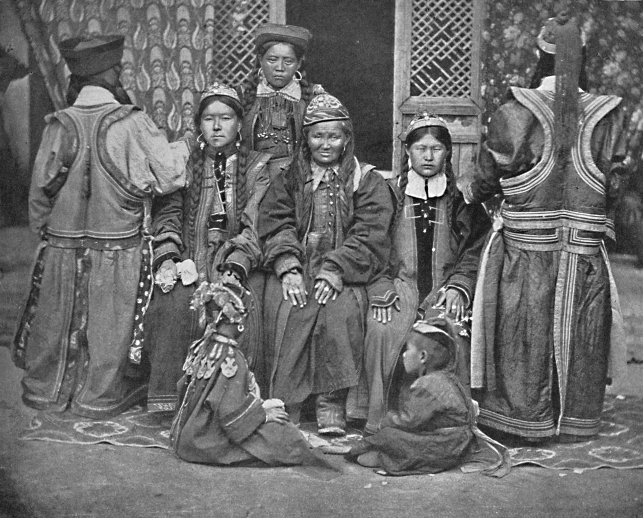 Bir grup Moğol, 1902 by Unbekannt