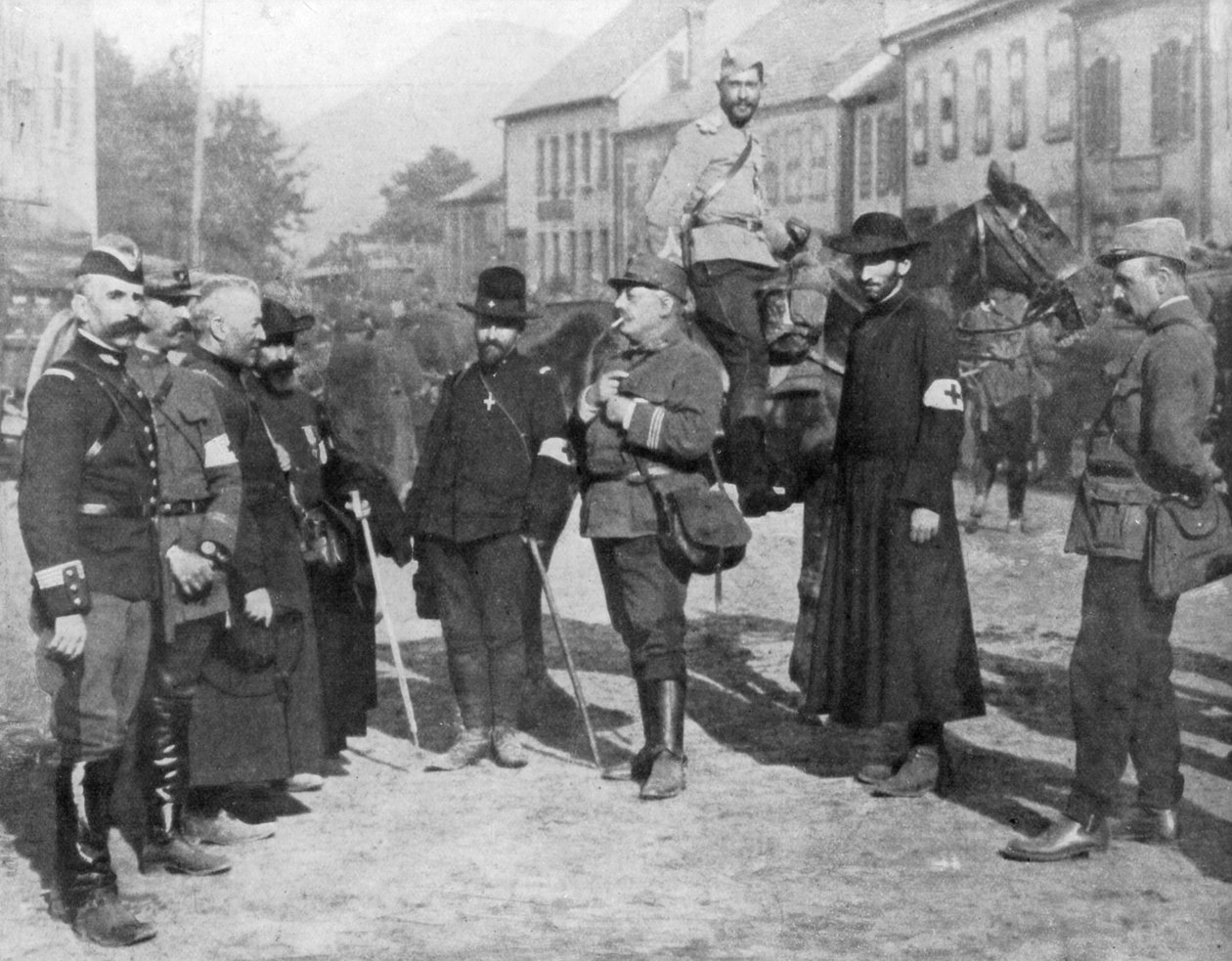Bir grup askeri din görevlisi, Birinci Dünya Savaşı, 1914 by Unbekannt