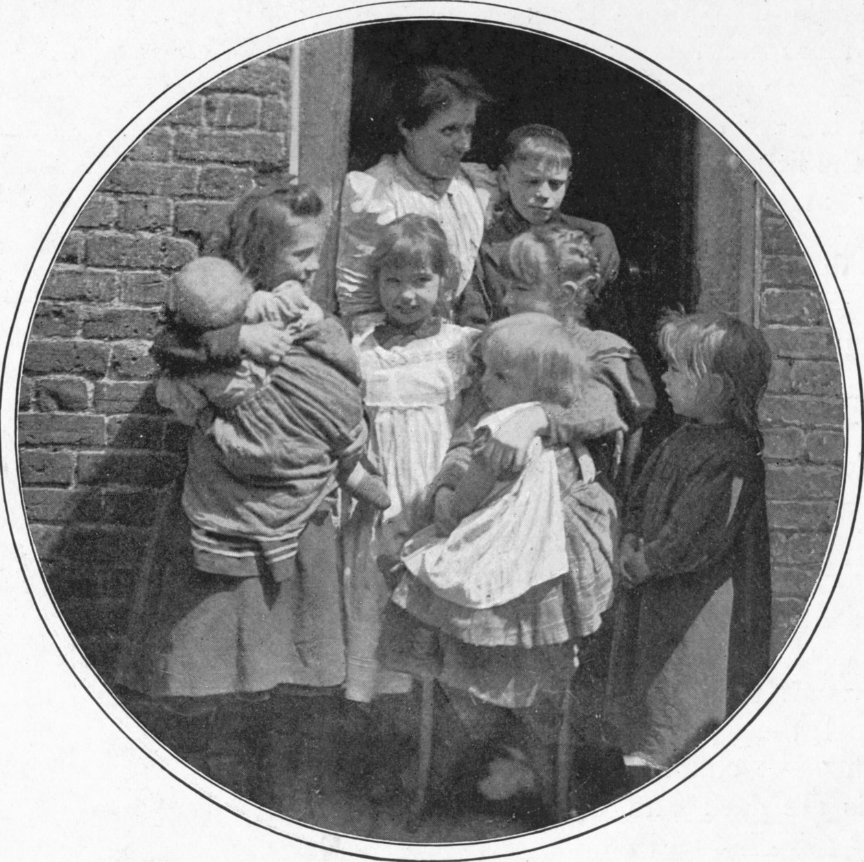 Mutlu küçük bir grup, Londra, c1901 1901 by Unbekannt