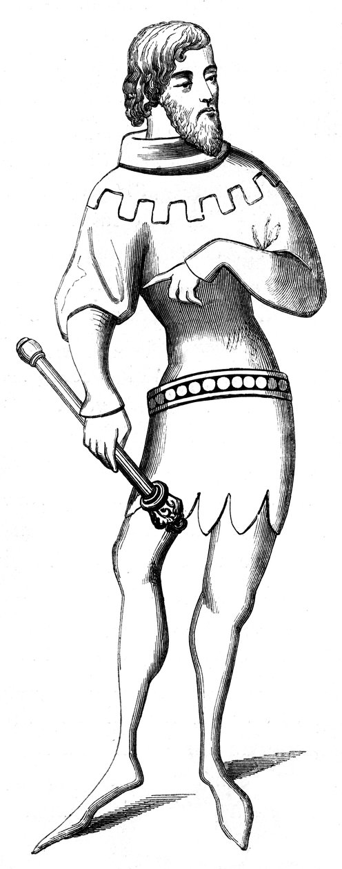 Bir haberci, 14. yüzyıl 1849 by Unbekannt