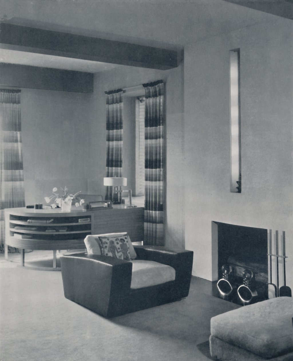 Frankl Galleries, Inc., 1935 tarafından tasarlanan New York dairesinde bir oturma odası by Unbekannt