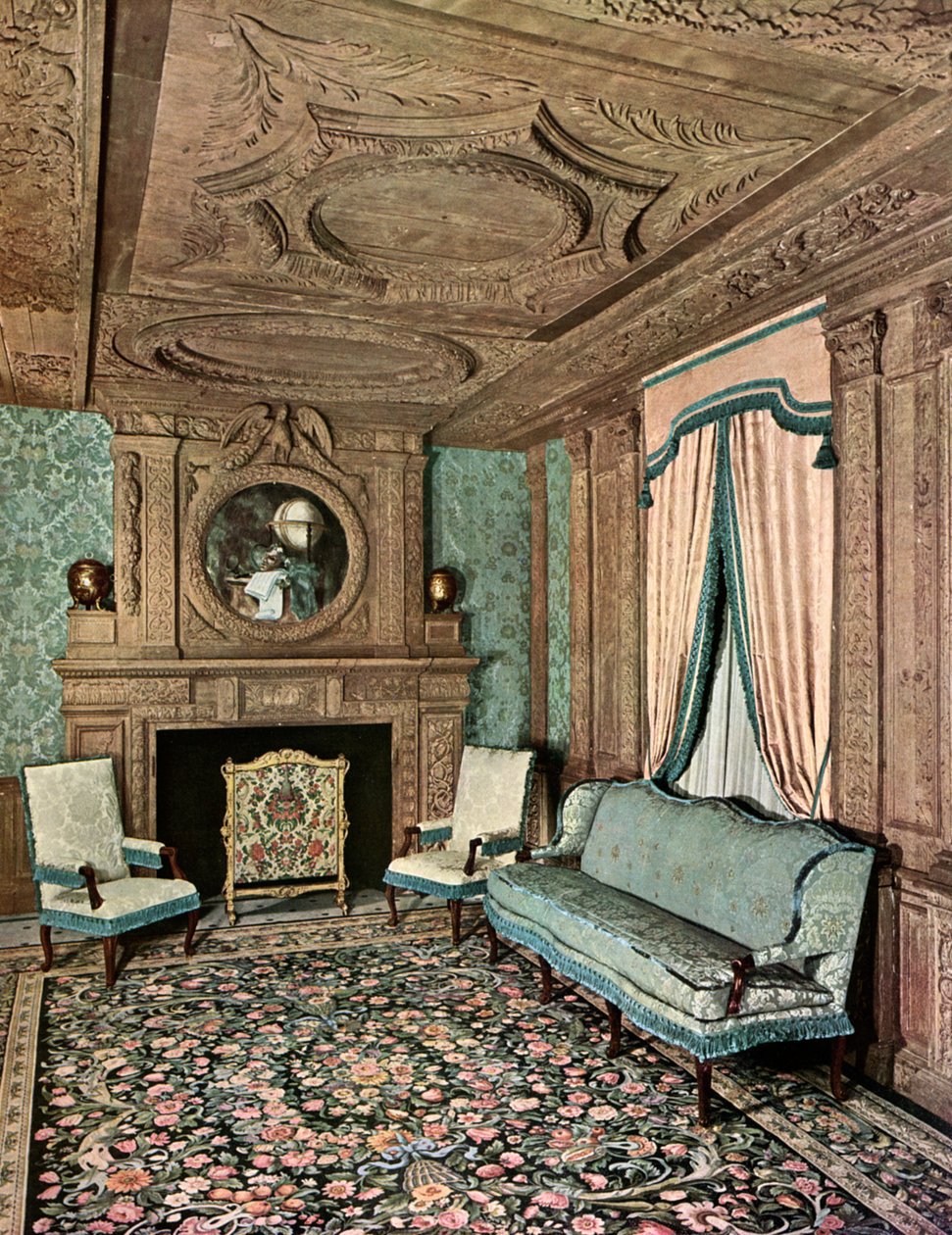 Louis XIII döneminde bir oturma odası, Hôtel Marion du Fresne, Saint-Malo, Fransa, 1938 by Unbekannt