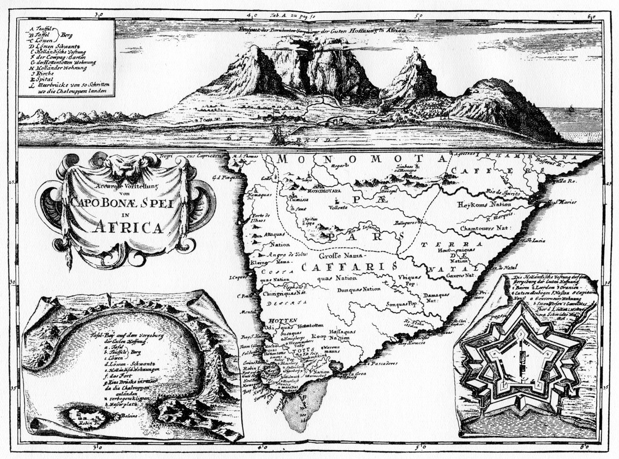 Ümit Burnu haritası, Güney Afrika, 1719 1931 by Unbekannt