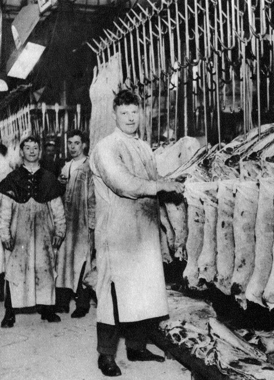 Bir et kapıcısı, Smithfield Market, Londra, 1926-1927 by Unbekannt