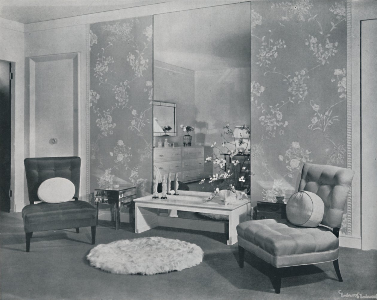 Çinlilerden ilham alan modern bir yatak odası, 1942 by Unbekannt