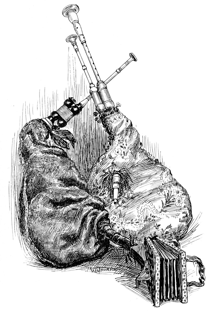 Musette ve gayda, 1901 by Unbekannt