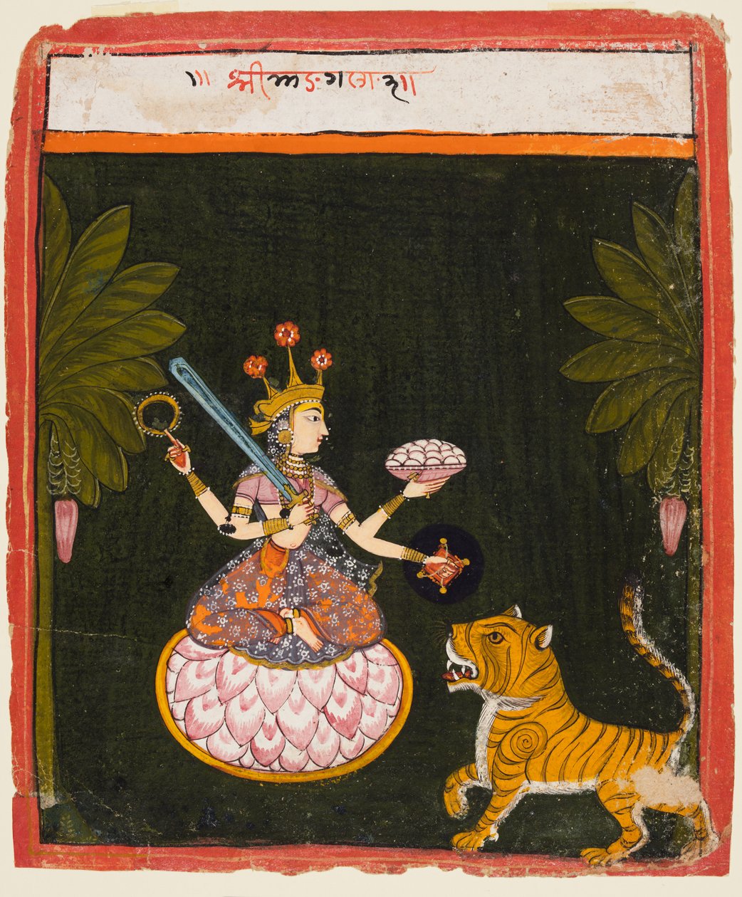 Devi serisinden bir sayfa, c. 1660. by Unbekannt