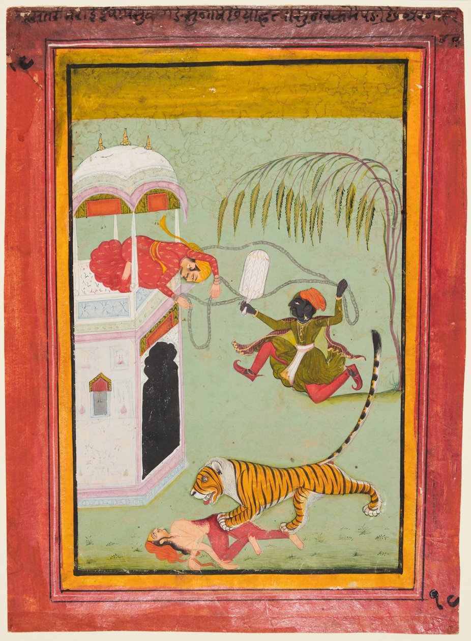 Ceza serisinden bir sayfa: Cinayetin Cezası, c. 1760. by Unbekannt