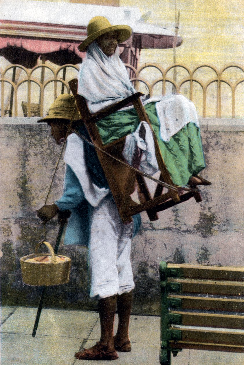 Bir hamal, Meksika, 20. yüzyılın başlarında by Unbekannt