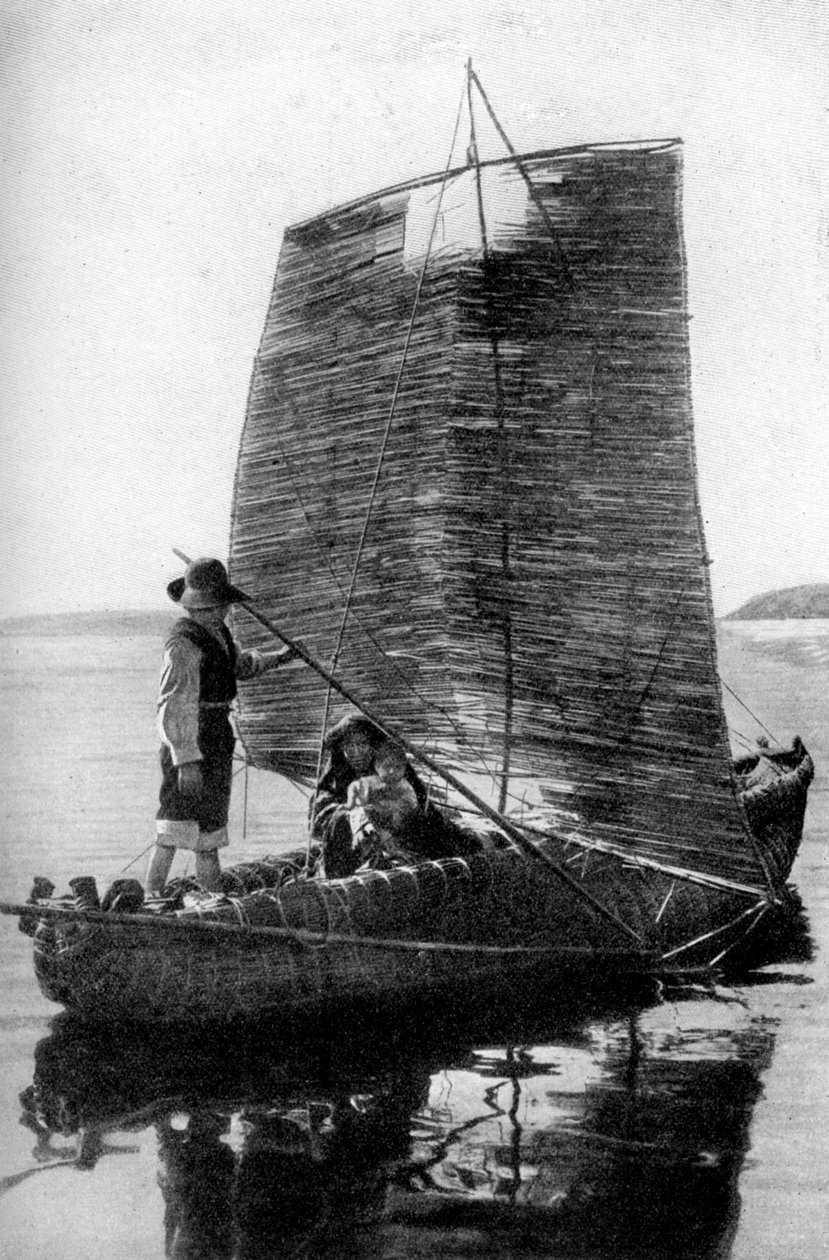 Bir kamış balsa yelkenli gemisi, Bolivya, 1922 by Unbekannt