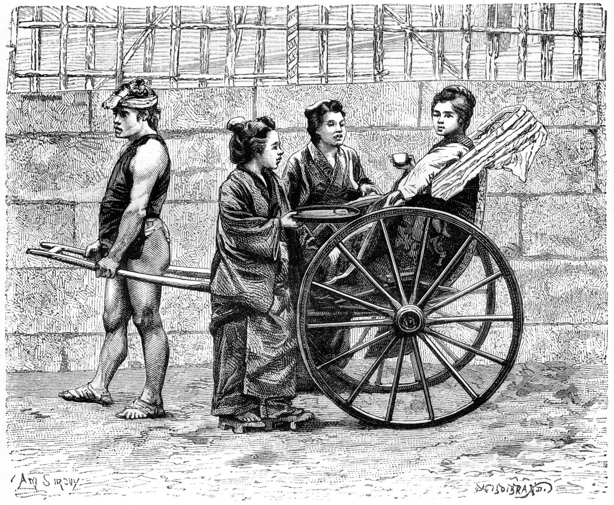 Bir çekçek, Japonya, 1895 by Unbekannt