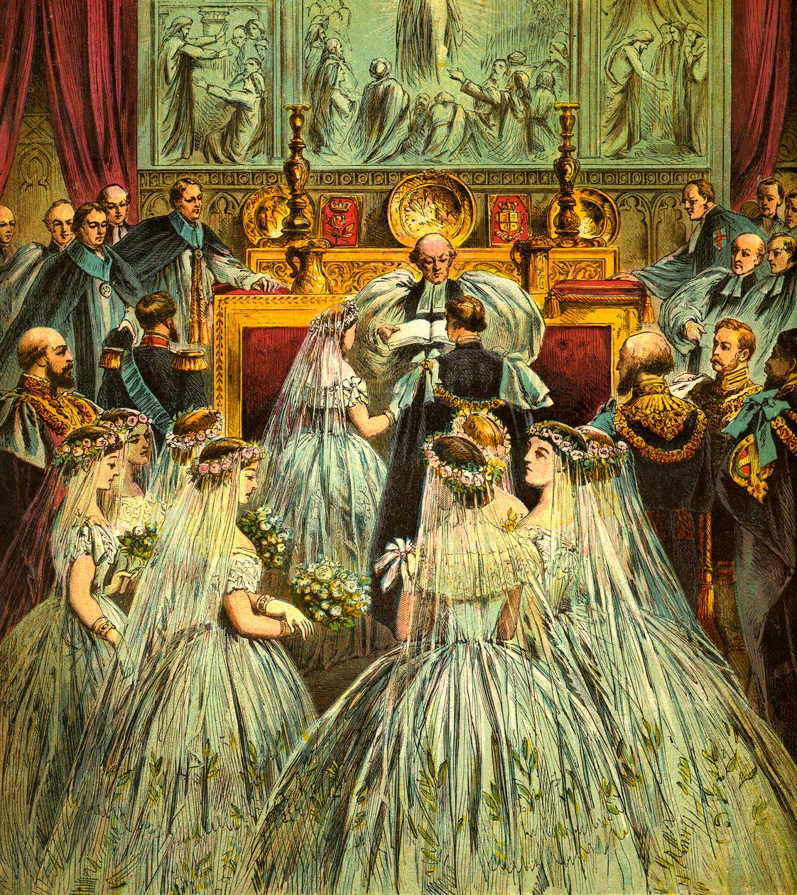 Kraliyet evliliği, c1850 by Unbekannt