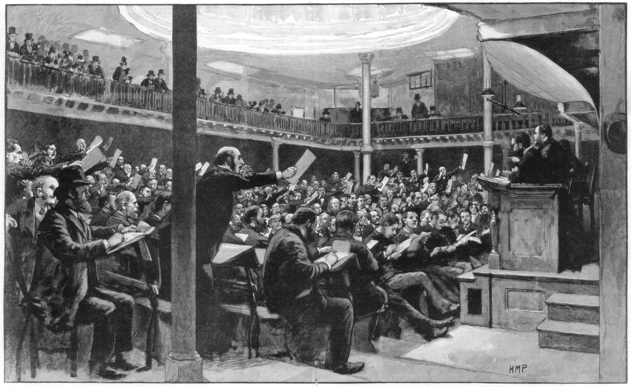 Yün borsasında kolonyal yün satışı, Coleman Street, Londra, 1889 by Unbekannt