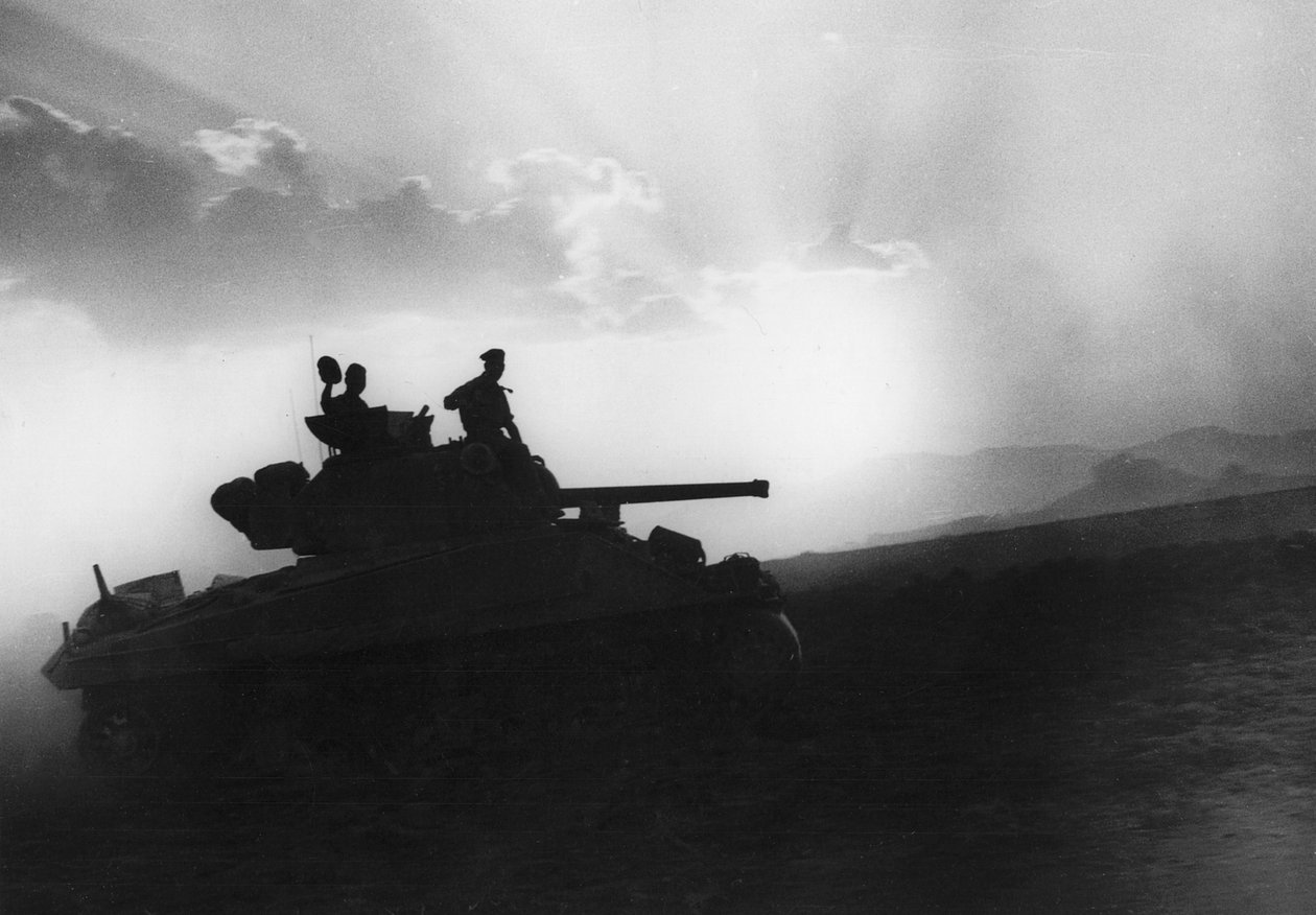 Rammacca, Sicilya yolunda bir tank filosu, 10 Temmuz 1943 by Unbekannt