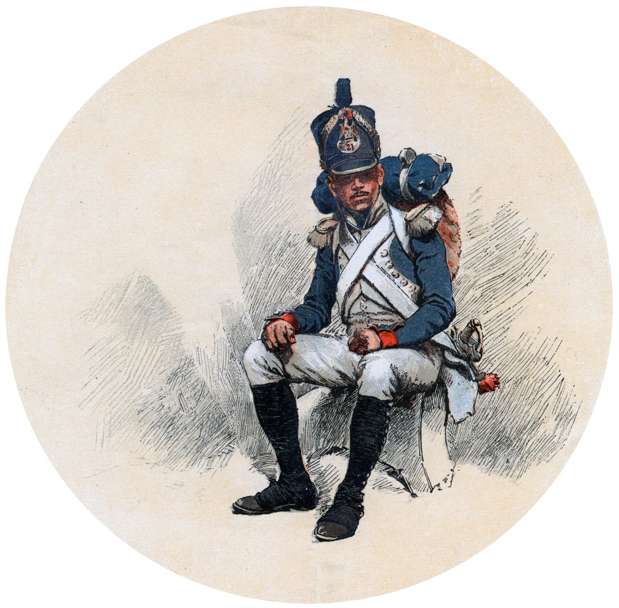 Bir voltigeur, 19. yüzyıl by Unbekannt