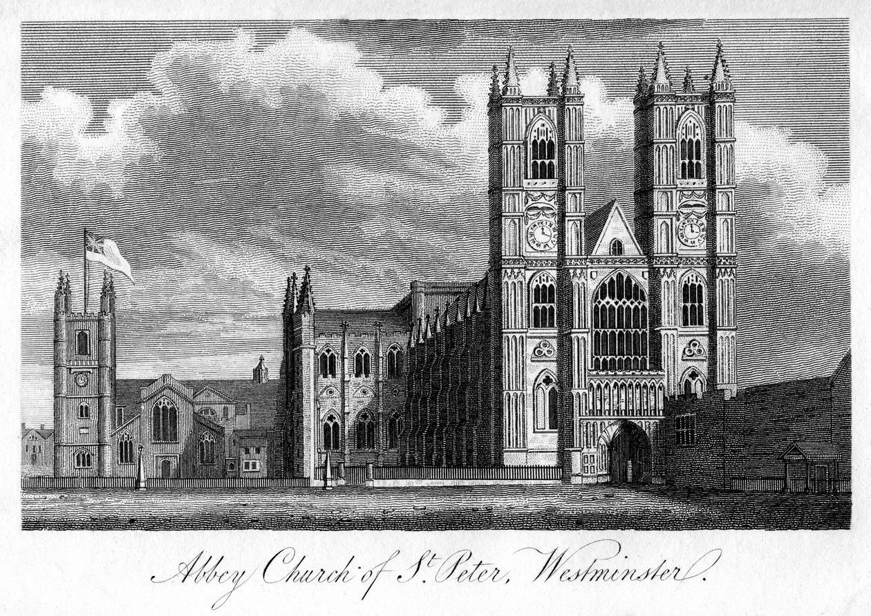 St Peter Manastırı Kilisesi, Westminster, Londra, 1805 by Unbekannt