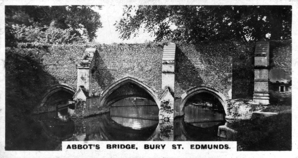 Abbots Köprüsü, Bury St Edmunds, Suffolk, c1920