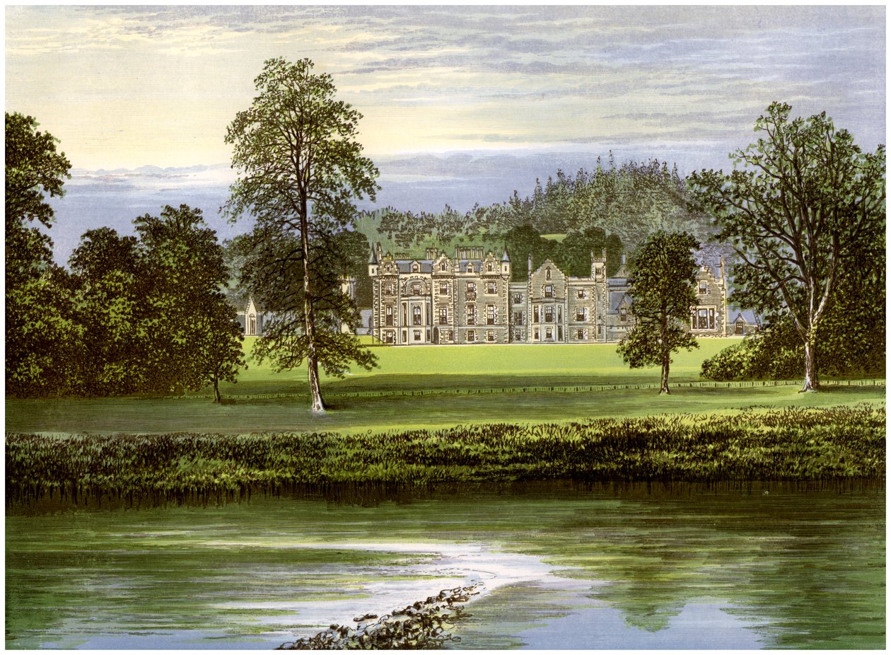 Abbotsford, Roxburghshire, İskoçya, Scott ailesinin evi, c1880 by Unbekannt