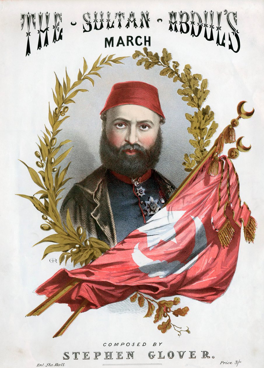 Abdülaziz 1830-1876, Türkiye Sultanı 1861, c1871 by Unbekannt