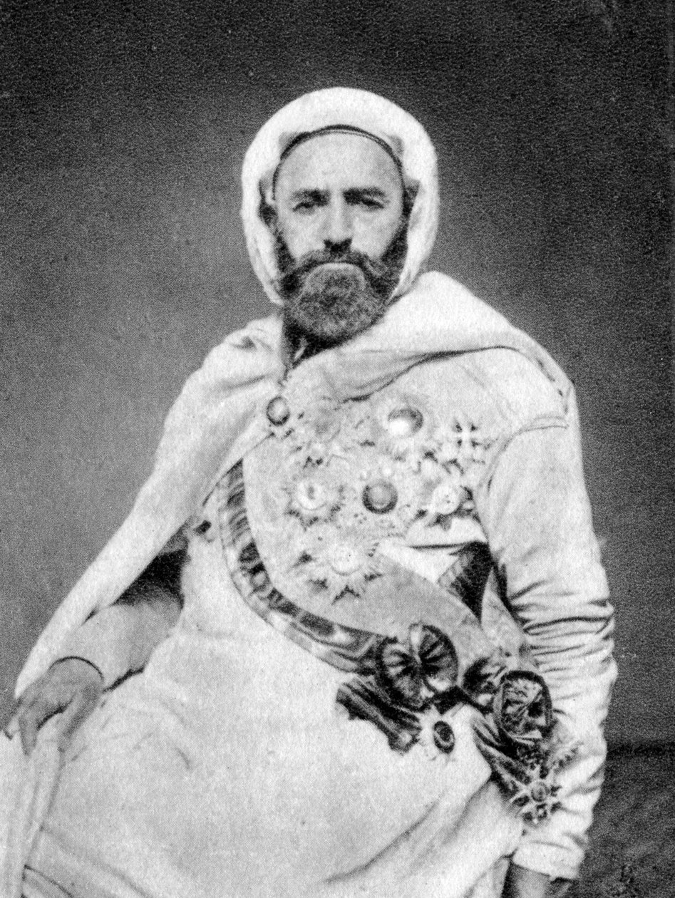 Abdülkadir, Cezayirli Sufi ve siyasi ve askeri lider, 1875 by Unbekannt