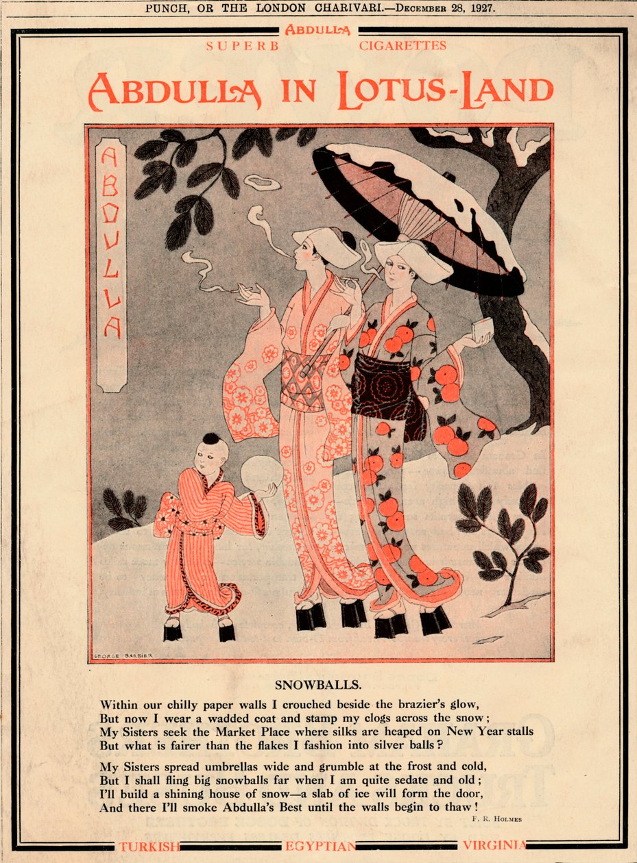 Lotus Diyarında Abdullas - Kartopu, 1927 by Unbekannt