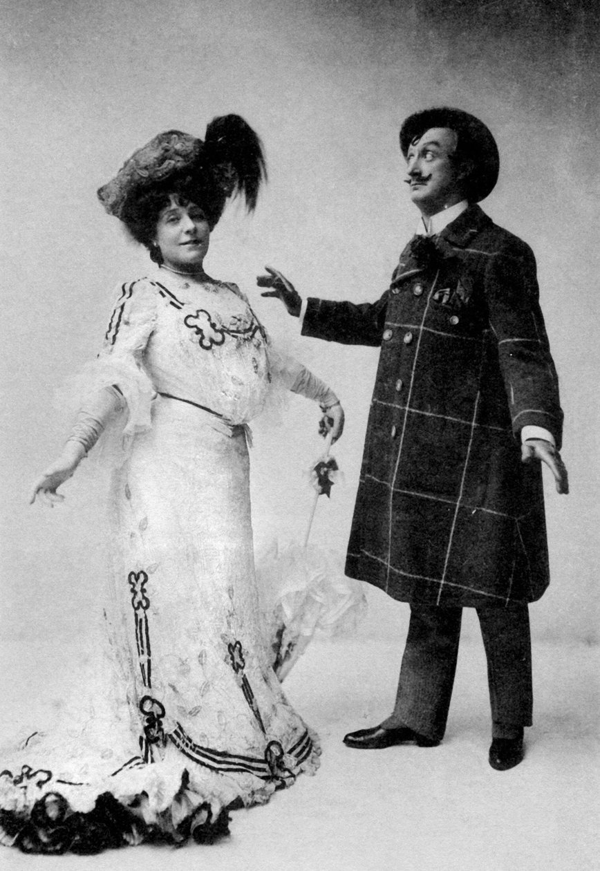 Ada Blanche ve JR Hale, Madalya ve Hizmetçi filminden bir sahne, 1909 by Unbekannt