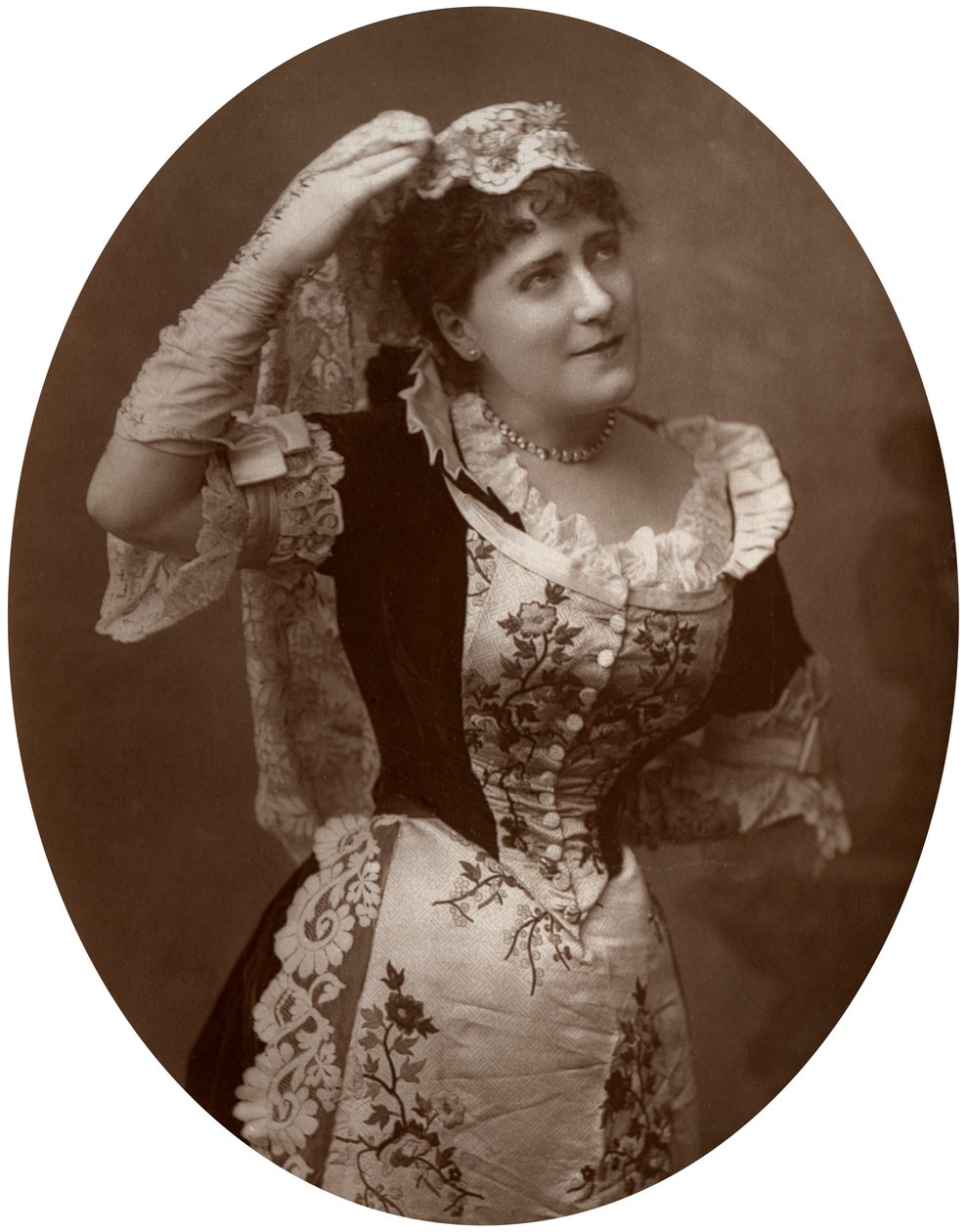 Ada Cavendish, İngiliz aktris, 1882 by Unbekannt