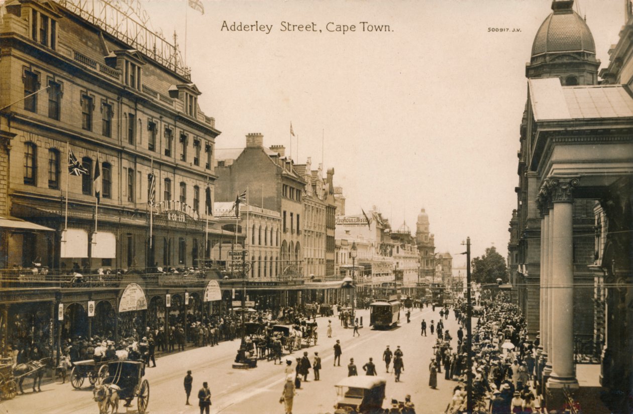 Adderley Caddesi, Cape Town, c1900 by Unbekannt