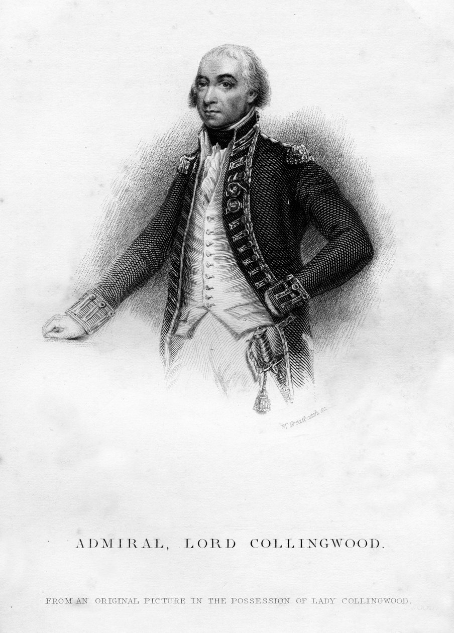 Amiral Cuthbert Collingwood 1750-1810, 1. Baron Collingwood, 1837 by Unbekannt