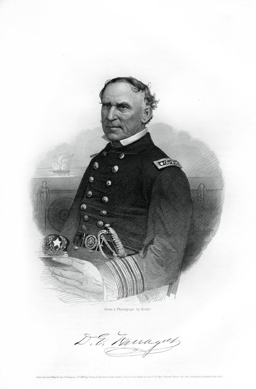 Amiral David Farragut, Amerikan İç Savaşı