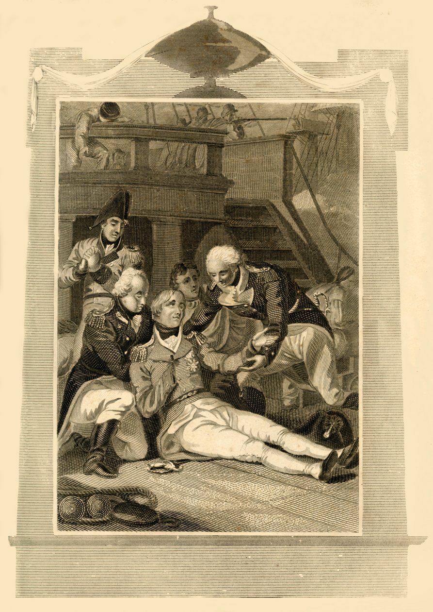 Amiral Lord Nelson, 1805, 1816 Trafalgar Savaşı