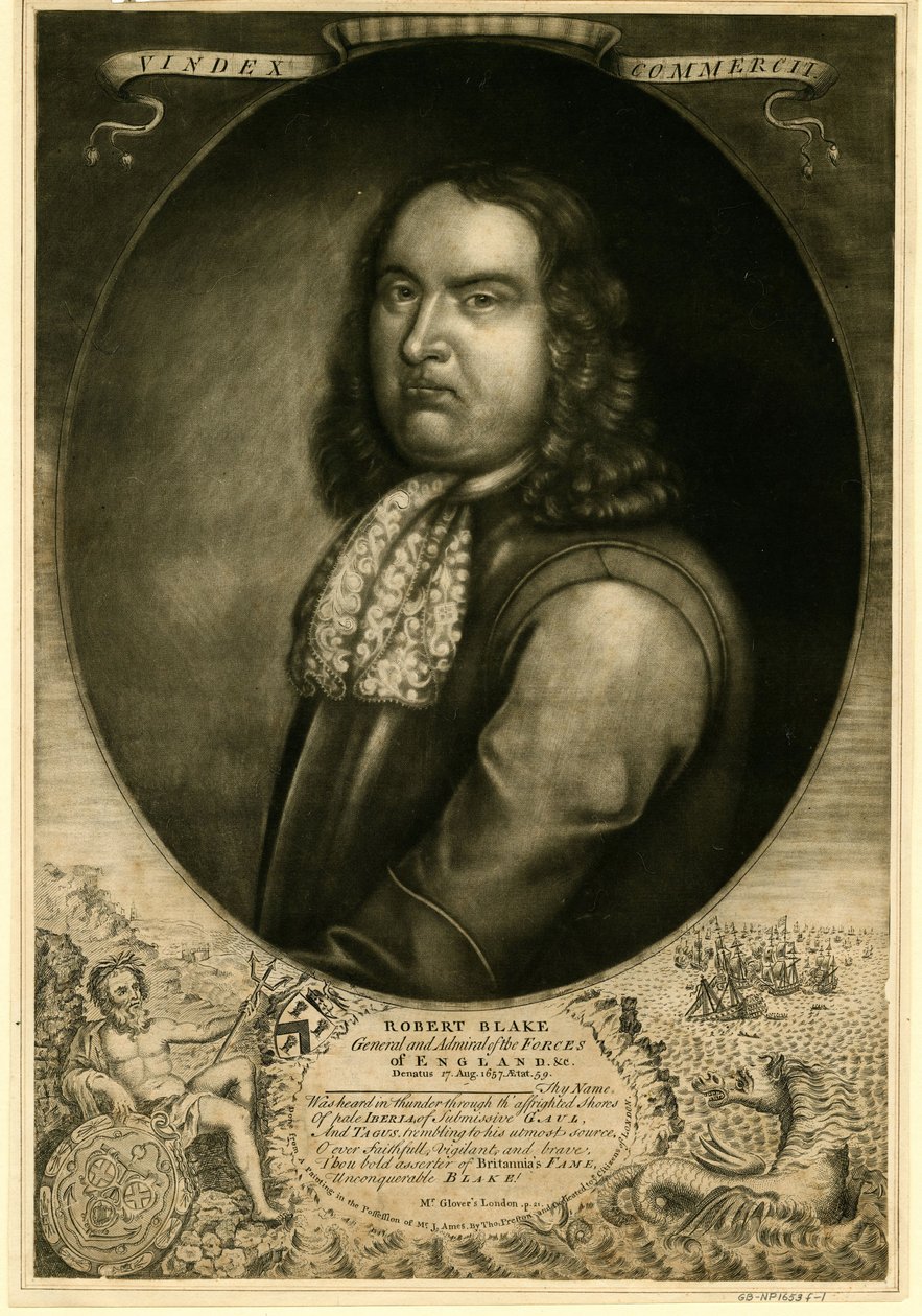 Amiral Robert Blake 1599-1657, 1657 by Unbekannt