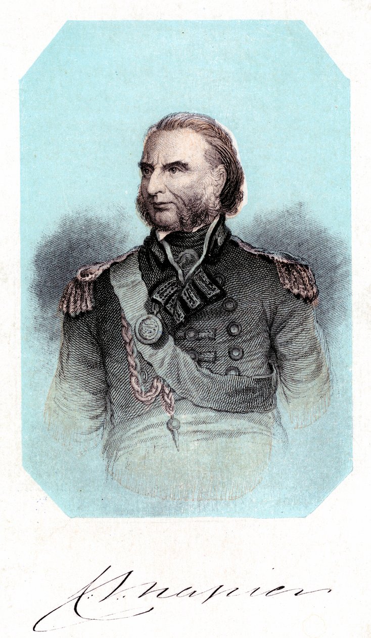 Amiral Sir Charles John Napier 1786-1860, 19. yüzyıl by Unbekannt