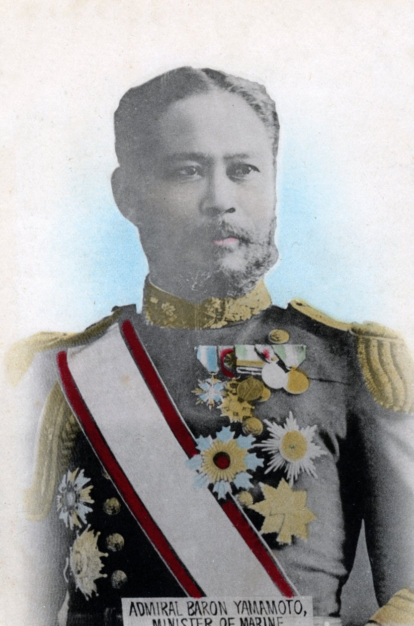 Amiral Yamamoto, Japon Deniz Kuvvetleri Bakanı, c1904-1905 by Unbekannt
